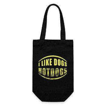 HOTDOGS - Geschenkbeutel für Flaschen - Schwarz - Vorne