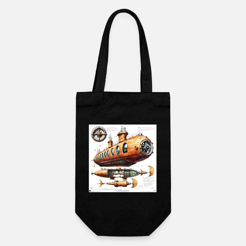 Sous marin #4 - Sac à bouteille - noir