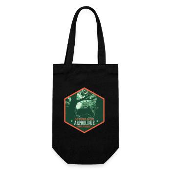Forêt Huelgoat en armorique : Nature Mystique - Sac à bouteille - noir - Devant
