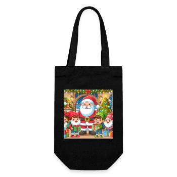 Design de Noël 10 - Sac à bouteille - noir - Devant