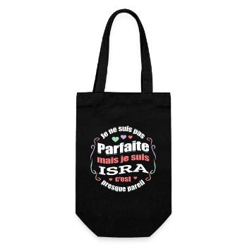 ISRA PARFAITE - PRENOM ISRA - Sac à bouteille - noir - Devant