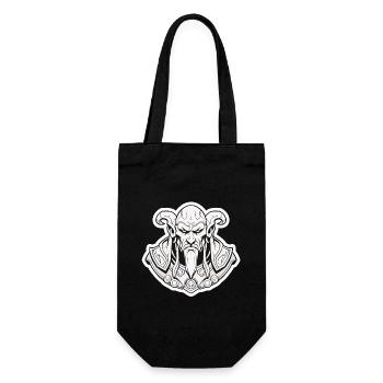 Dark Wizard Crest Fantasy RPG Shirt - Gift Bag for Bottles - black - Front
