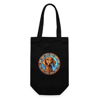 Chien de chasse polonais race vitrail coloré Wa - Sac à bouteille - noir - Devant