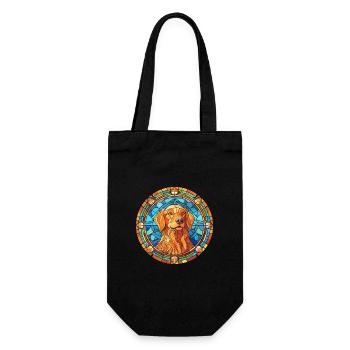Slovensky Kopov chien race vitrail coloré W - Sac à bouteille - noir - Devant