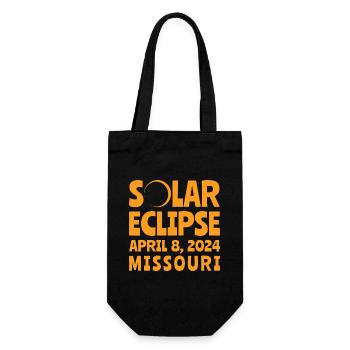 Solar Eclipse 2024 Missouri - Gift Bag for Bottles - black - Front