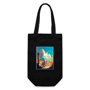 Kars Turquie Vintage voyage affiche WPA Souvenir - Sac à bouteille - noir - Devant