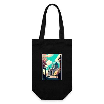 Berlin Deutschland Vintage Reiseposter WPA Souvenir - Geschenkbeutel für Flaschen - Schwarz - Vorne