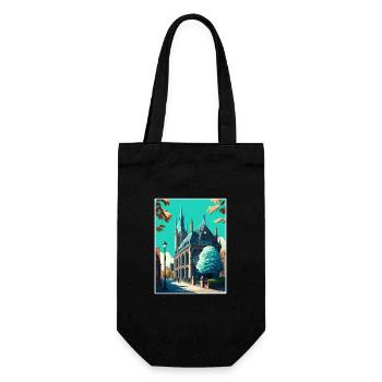 Brême Allemagne Vintage voyage affiche WPA Souvenir - Sac à bouteille - noir - Devant