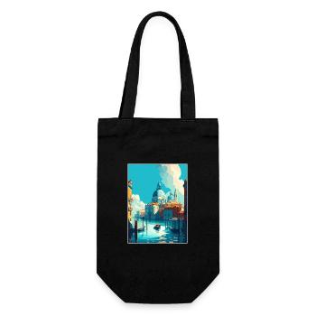 Venise Italie Décoration St Mark S Square Souvenir - Sac à bouteille - noir - Devant