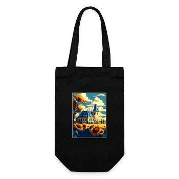 Vallée de la Loire France Vintage voyage affiche Souvenir - Sac à bouteille - noir - Devant