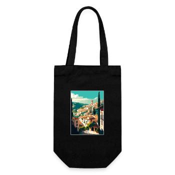 Granada Spain Vintage Travel Poster WPA Souvenir - Gift Bag for Bottles - black - Front
