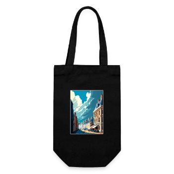 Leige Belgique Vintage voyage affiche WPA Souvenir - Sac à bouteille - noir - Devant