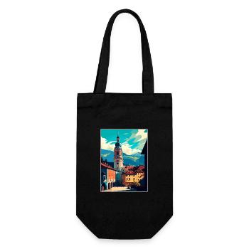 Feldkirch Autriche Vintage voyage affiche Souvenir - Sac à bouteille - noir - Devant