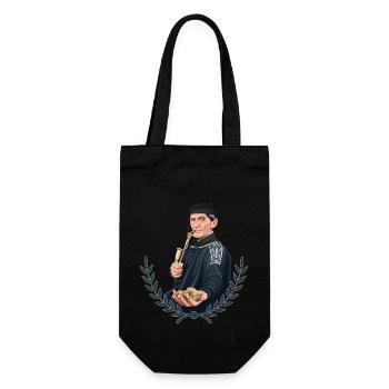 Für echte Rieser. Für echte Riesbauern. - Geschenkbeutel für Flaschen - Schwarz - Vorne