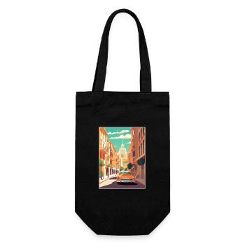 Valencia Spain Vintage Travel Poster WPA Souvenir - Gift Bag for Bottles - black - Front