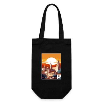 Toledo Spanien Vintage Reiseposter WPA Souvenir - Geschenkbeutel für Flaschen - Schwarz - Vorne