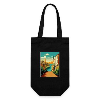 Sicile Italie Décoration Vintage Voyage Affiche WPA - Sac à bouteille - noir - Devant