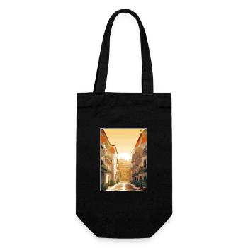 Granada Spain Vintage Travel Poster WPA Souvenir - Gift Bag for Bottles - black - Front