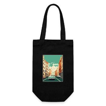 Vienne Autriche Vintage voyage affiche WPA Souvenir - Sac à bouteille - noir - Devant