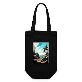Pieninski Pologne Vintage voyage affiche Souvenir - Sac à bouteille - noir - Devant