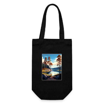 Roztocze Pologne Vintage voyage affiche WPA Souvenir - Sac à bouteille - noir - Devant