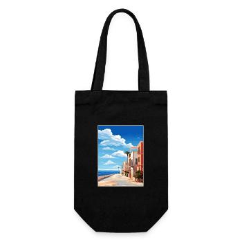 Almeria Spanien Vintage Reiseposter WPA Souvenir - Geschenkbeutel für Flaschen - Schwarz - Vorne