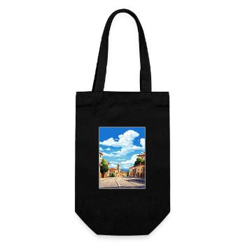 Extremadura Spanien Vintage Reiseposter Souvenir - Geschenkbeutel für Flaschen - Schwarz - Vorne