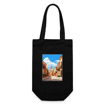 Murcia Spanien Vintage Reiseplakat WPA Souvenir - Geschenkbeutel für Flaschen - Schwarz - Vorne