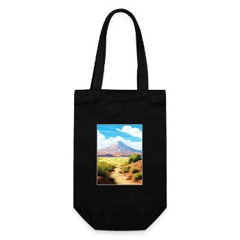Parc national du Teide Espagne Affiche de voyage vintage - Sac à bouteille - noir - Devant