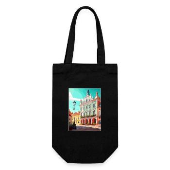 Zamosc Pologne Vintage voyage affiche WPA Souvenir - Sac à bouteille - noir - Devant