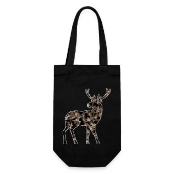 Cerf - Sac à bouteille - noir - Devant
