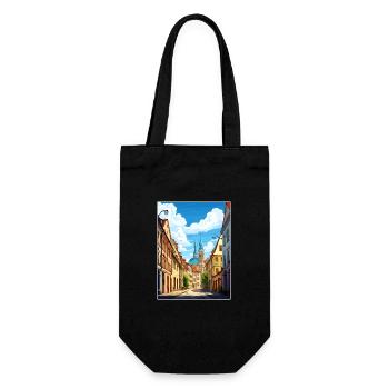 Würzburg Allemagne Vintage voyage affiche Souvenir - Sac à bouteille - noir - Devant
