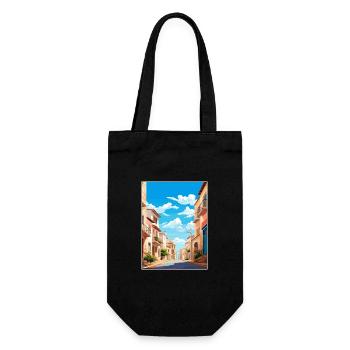 Palma Nova Spain Vintage Travel Poster Souvenir - Gift Bag for Bottles - black - Front