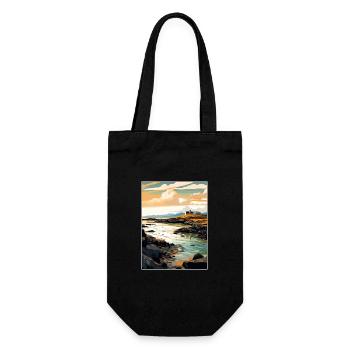 Isle Of Harris Scotland Vintage Travel Poster WPA - Gift Bag for Bottles - black - Front