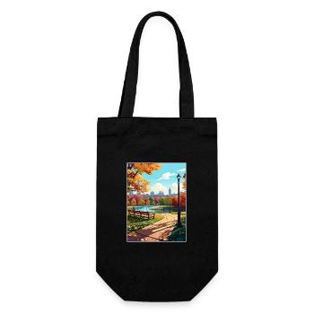 Hyde Park Londres Angleterre Vintage voyage affiche WPA - Sac à bouteille - noir - Devant