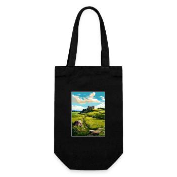 Downhill Demesne Ireland Vintage Travel Poster WPA - Gift Bag for Bottles - black - Front