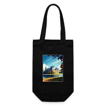 Inveraray Castle Schottland Vintage Reiseposter - Geschenkbeutel für Flaschen - Schwarz - Vorne