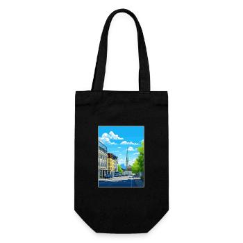 Zurich Suisse Vintage voyage affiche Souvenir - Sac à bouteille - noir - Devant