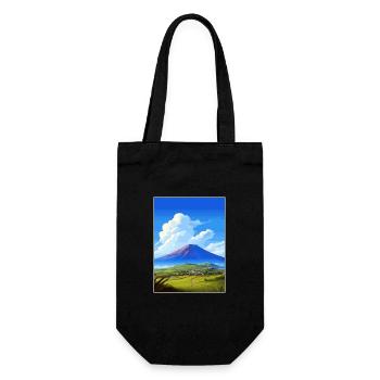 Pico Island Portugal Vintage Reiseposter WPA Kunst - Geschenkbeutel für Flaschen - Schwarz - Vorne