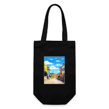 Caldas Da Rainha Portugal Affiche de voyage Vintage - Sac à bouteille - noir - Devant