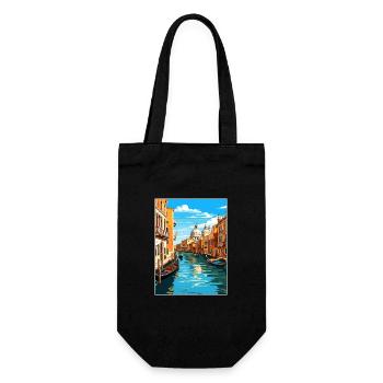 Venise Italie Décoration St Mark S Square Souvenir - Sac à bouteille - noir - Devant