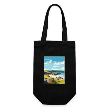 Isle Of Iona Schottland Vintage Reiseposter WPA - Geschenkbeutel für Flaschen - Schwarz - Vorne