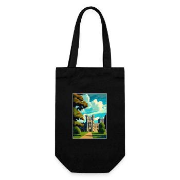 Château de Windsor Écosse Vintage voyage affiche WPA - Sac à bouteille - noir - Devant