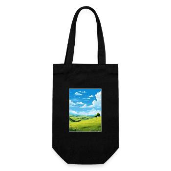 Mont Hawke Cornwall Vintage voyage affiche WPA Art - Sac à bouteille - noir - Devant