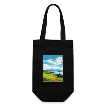 Île De Jura Ecosse Vintage Voyage Affiche WPA - Sac à bouteille - noir - Devant
