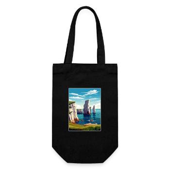 Beachy Head Sussex Vintage voyage affiche Souvenir - Sac à bouteille - noir - Devant