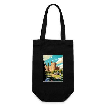 Walmer England Kent Vintage Reiseposter Souvenir - Geschenkbeutel für Flaschen - Schwarz - Vorne