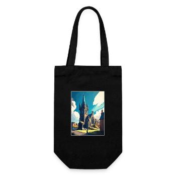 St Andrews Scotland Vintage Travel Poster Souvenir - Gift Bag for Bottles - black - Front
