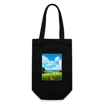 Mylor Cornwall Affiche de voyage vintage WPA Souvenir - Sac à bouteille - noir - Devant
