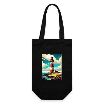 Plymouth Angleterre Vintage voyage affiche Souvenir - Sac à bouteille - noir - Devant